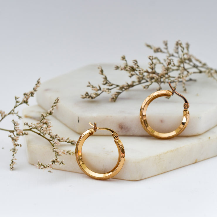 Textured  Hoops - New!
